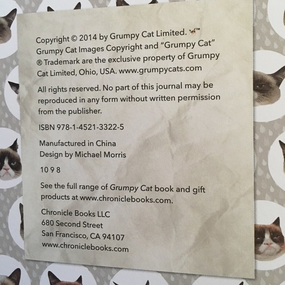 Grumpy Cat journal - Picture 3 of 5